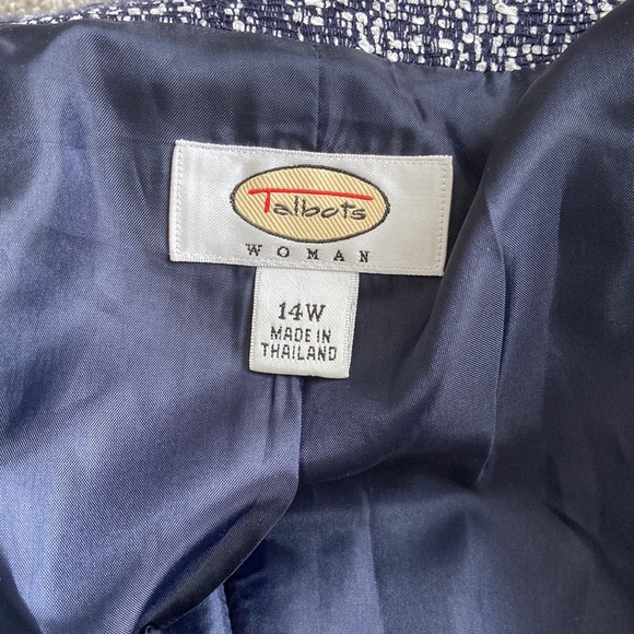 Talbots Fringed Edge Tweed Jacket - Picture 12 of 13